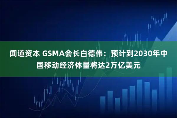 闻道资本 GSMA会长白德伟：预计到2030年中国移动经济体量将达2万亿美元