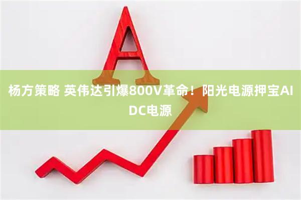 杨方策略 英伟达引爆800V革命！阳光电源押宝AIDC电源