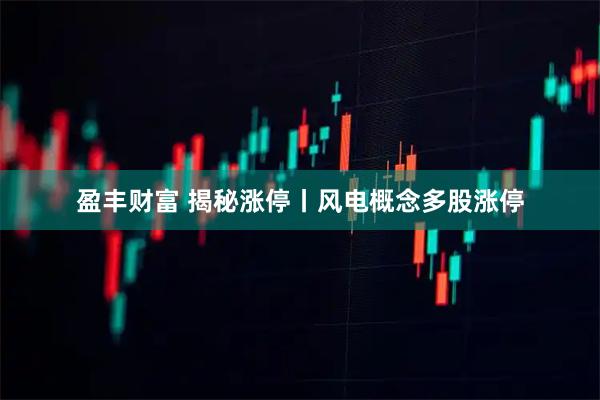 盈丰财富 揭秘涨停丨风电概念多股涨停