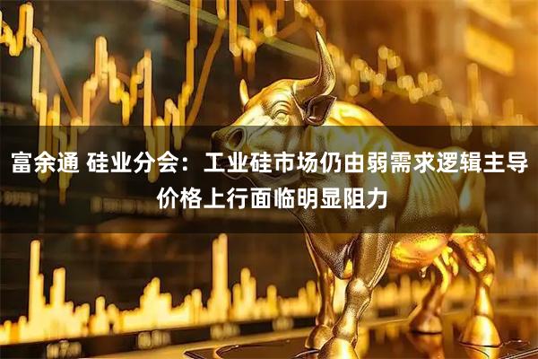 富余通 硅业分会：工业硅市场仍由弱需求逻辑主导 价格上行面临明显阻力