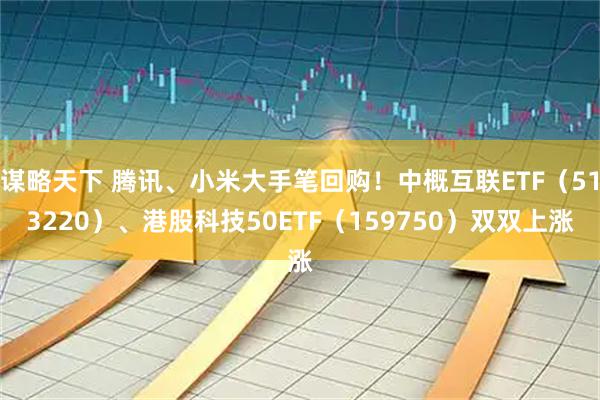 谋略天下 腾讯、小米大手笔回购！中概互联ETF（513220）、港股科技50ETF（159750）双双上涨